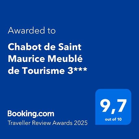 尚贝里Chabot De Saint Maurice Meuble De Tourisme 3***公寓 外观 照片